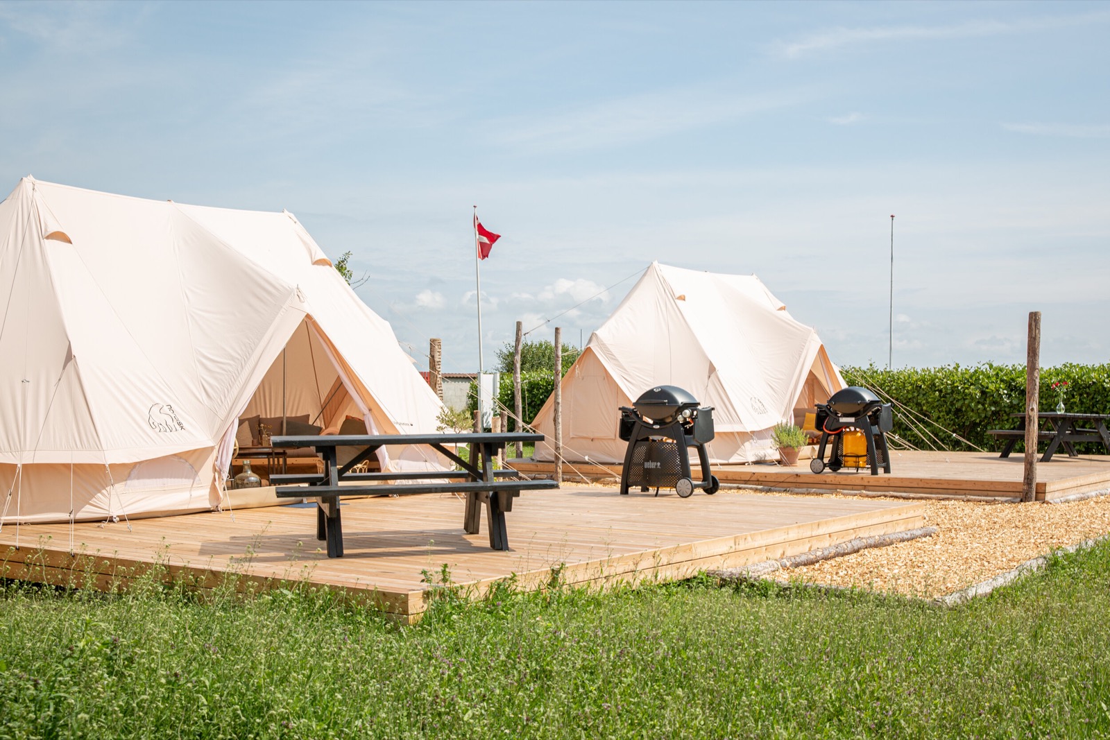 Glamping på Rødgaard - Udefra 2