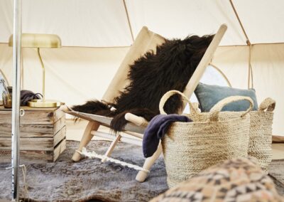 Glamping på Rødgaard - Indretning