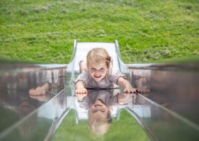 Legeplads på Rødgaard Camping - rutsjebane