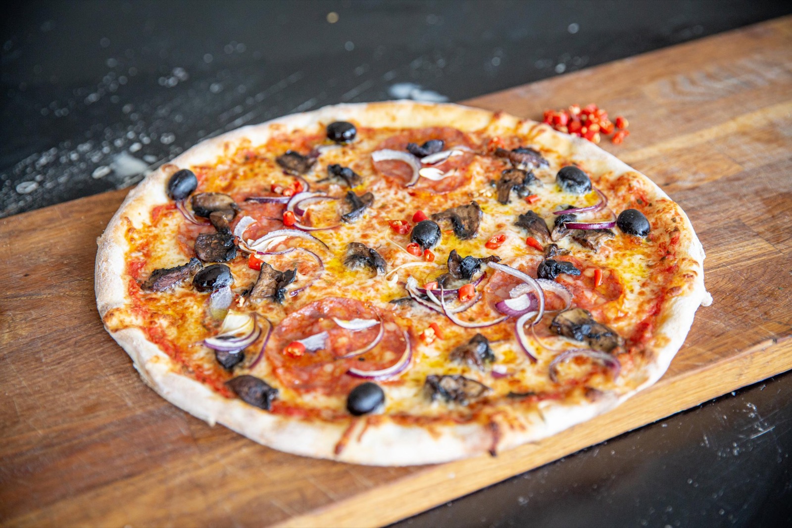 Mad på Café Axel - Rødgaard Camping - Pizza