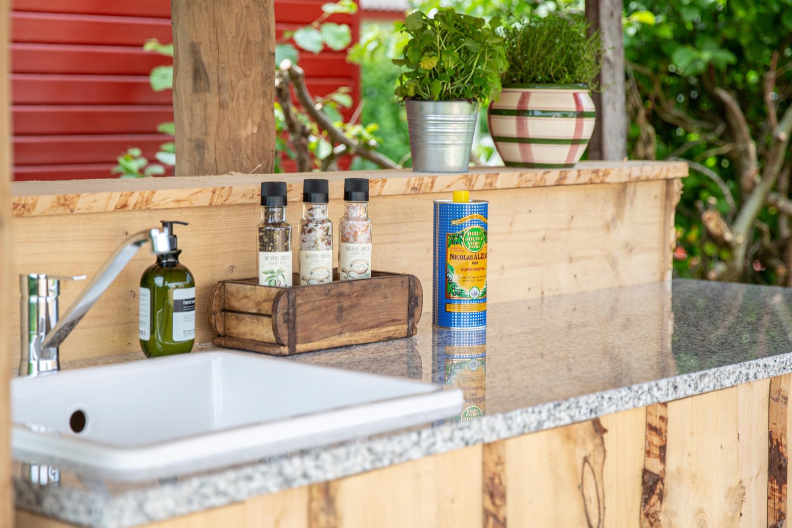 Udekøkken ved Glamping