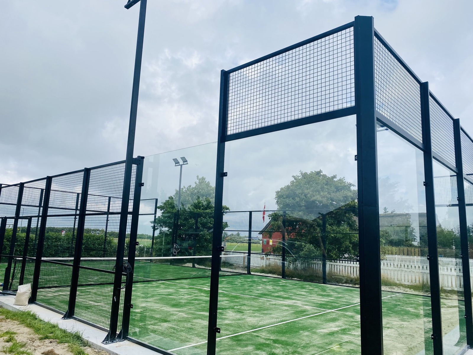 Padelbane på Rødgaard Camping Fanø