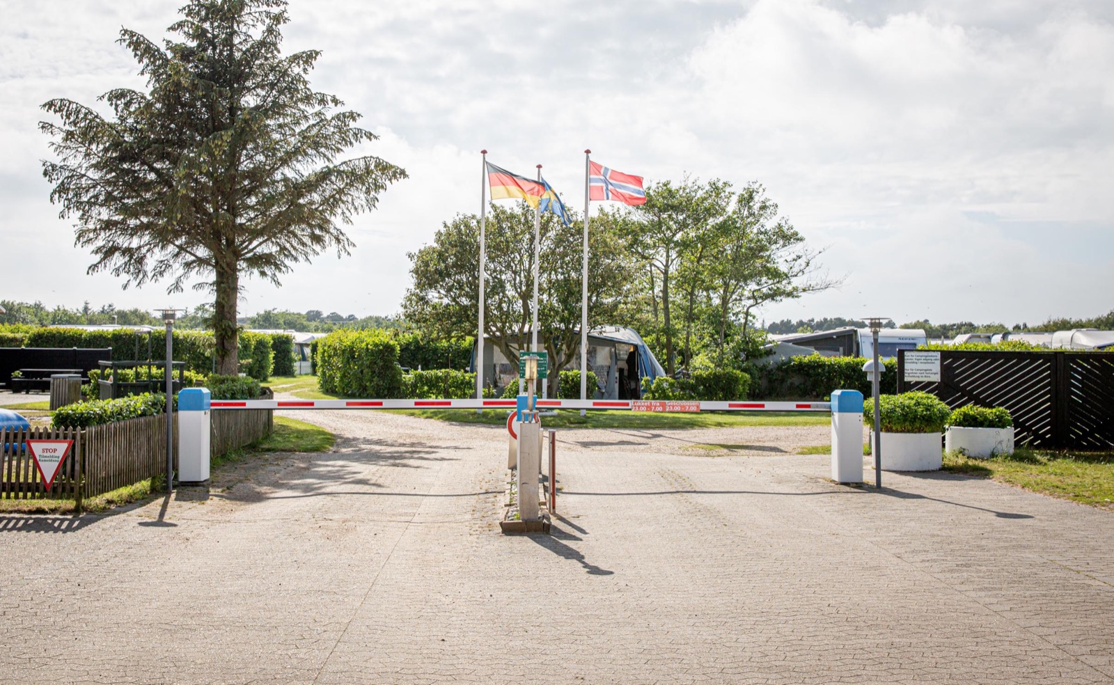 Rødgaard Camping Bom - indgang