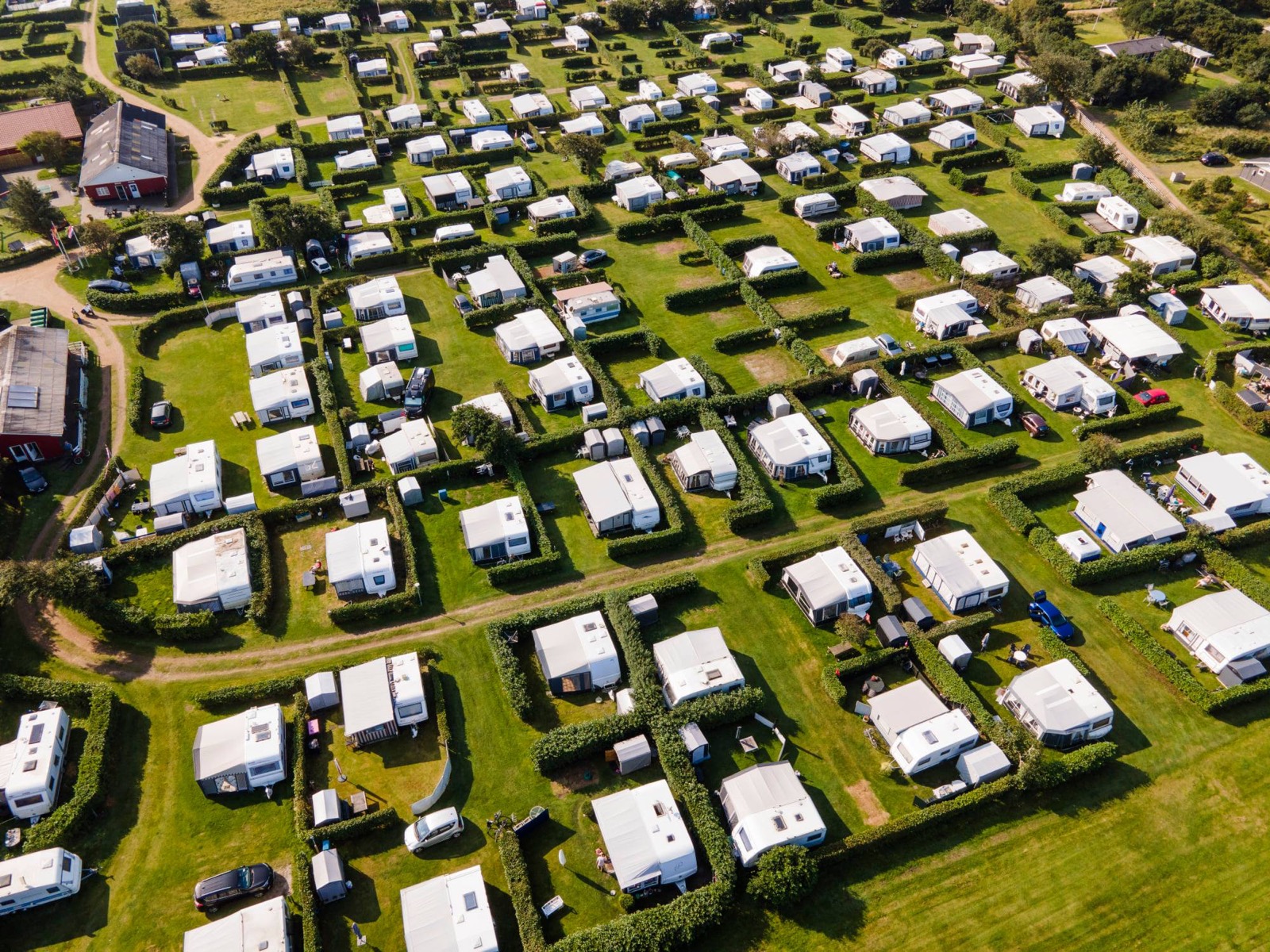 Rødgaard Camping - droneoverblik 3