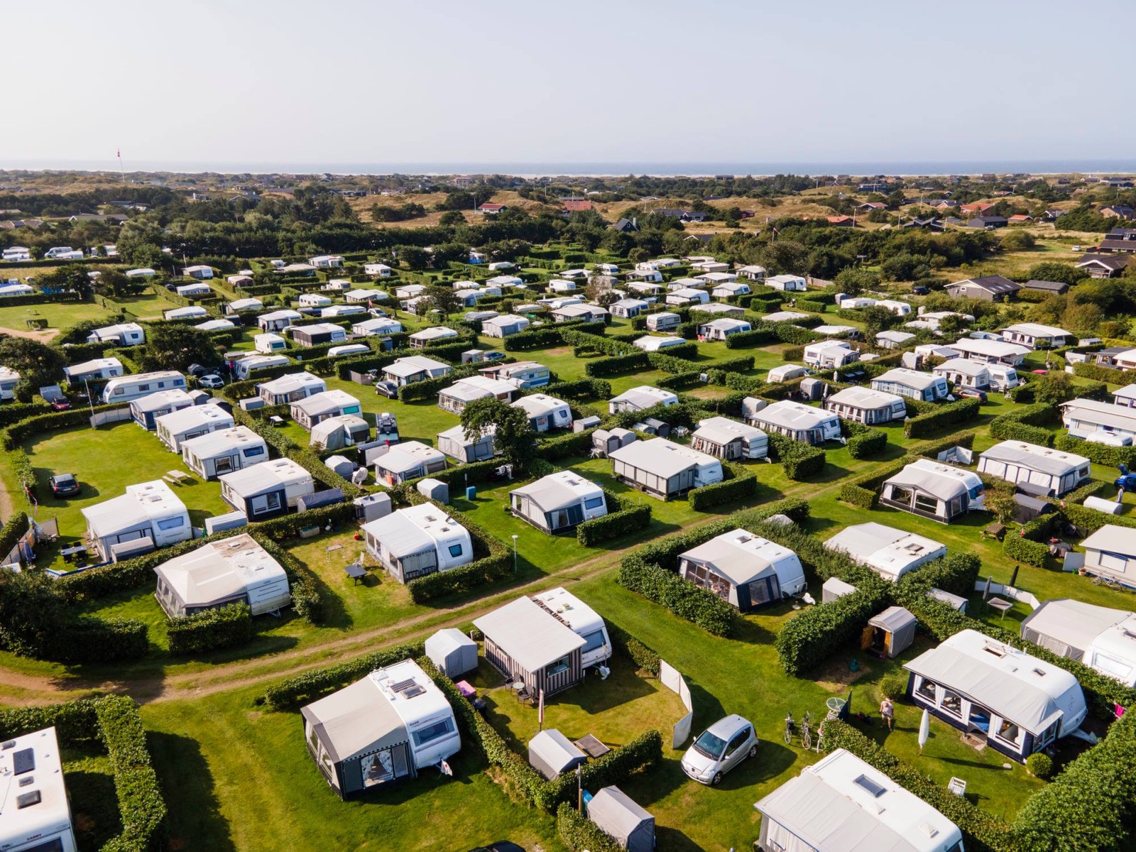 Rødgaard Camping - droneoverblik 1